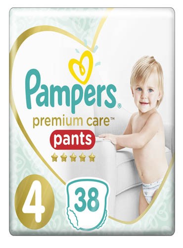 Pampers Premium Care Pants No 4 (9-15Kg) 38τμχ